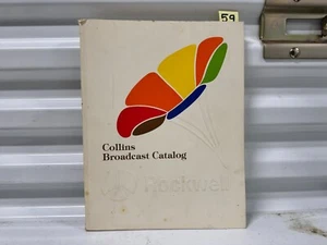 Collins Broadcast Catalog Rockwell Vintage Manuals Book - Picture 1 of 6