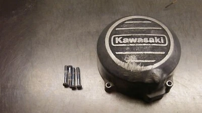 1980 Kawasaki KZ 550 Engine Left Stator Cover w Bolts  KZ550A Belt T4-5 - Изображение 1 из 4