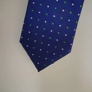 NEW Karako Suit Collection Tie Microfiber Purple dots T10 - Picture 1 of 6