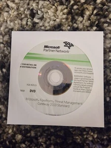 Microsoft Forefront Threat Management Gateway 2010 Standard MSDN DVD Disc - Afbeelding 1 van 1