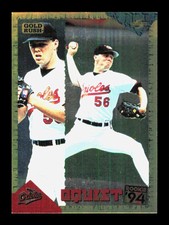 1994 Score Rookie & Traded Gold Rush Mike Oquist #RT129 Baltimore Orioles