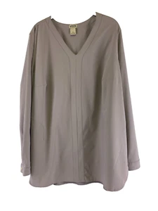 Duluth Trading Co Nonstop Woven Tunic Mauve Pullover Long Sleeves 13603 Women XL - Picture 1 of 10