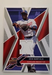 2008 Upper Deck X Josh Barfield Material Game Used GU Jersey Relic #UDXM-JB - Picture 1 of 2