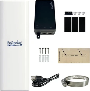 EnGenius ENH500v3 WiFi 5 Wave 2 Outdoor 5GHz Point to Point Wireless Bridge - Bild 1 von 6