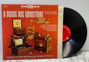 A Music Box Christmas Vinyl LP Rita Ford Columbia CS 8498 Stereo Holiday Music - Imagen 1 de 6