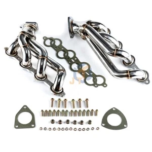 For 03-06 Chevy GMC Shorty Headers Sierra Silverado 1500HD 2500HD Truck 6.0L - Picture 1 of 15