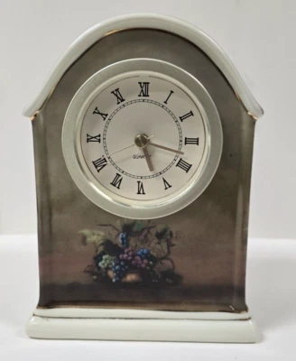 Vineyard Blessings by Lisa White Quartz Ceramic Table Top Clock Arts - Working - Image 1 of 4