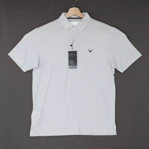 Callaway Mens Golf Shirts Polo Performance Stretch Bright White Opti Dri Sz NWT - Picture 1 of 49