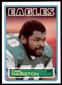 1983 TOPPS CARL HAIRSTON . PHILADELPHIA EAGLES #140 - Picture 1 of 2