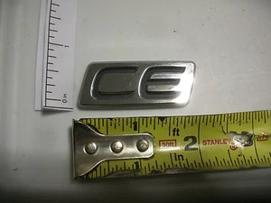 CE BLACK EMBLEM CHROME BAGDE OEM ORIGINAL GENUINE  - Picture 1 of 1