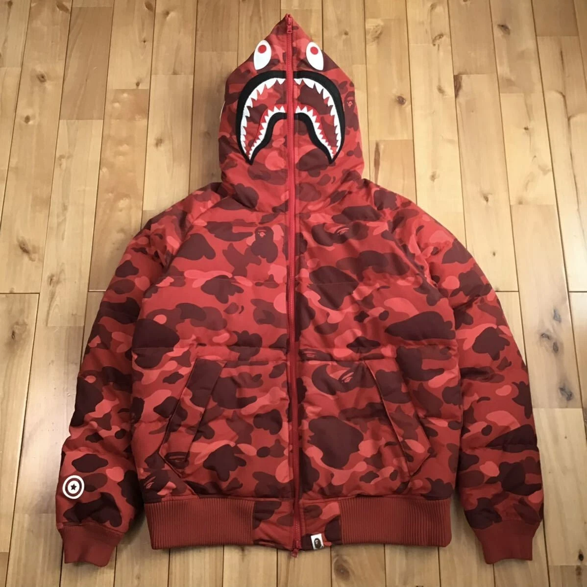 Bape Red Camouflage Indiana Men's Coats & Jackets for sale | eBay