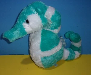 16" Fiesta Promo Turquoise Seahorse Plush Sea Marine Life Fish Ocean - Picture 1 of 2