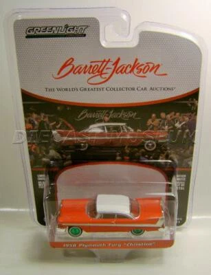 1958 '58 PLYMOUTH FURY CHRISTINE BARRETT JACKSON GREEN MACHINE CHASE GREENLIGHT - Image 1 of 3