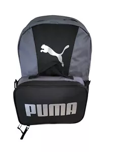 Combo Mochila y Almuerzo PUMA, Gris Mediano, Talla Única, Amplio y Versátil - Imagen 1 de 15