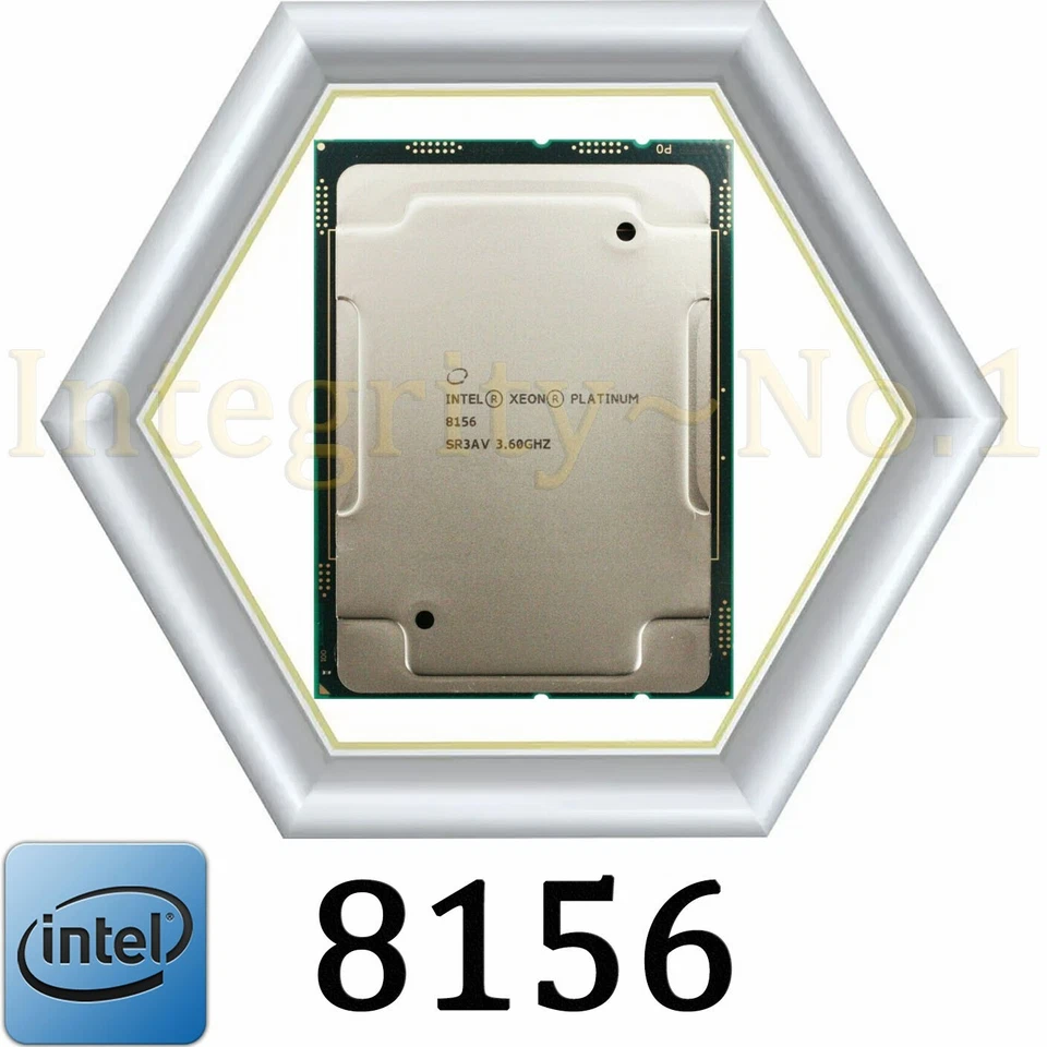 Intel Xeon Platinum 8156 3.60GHz 4-Core 8-T 16.5MB 105W LGA-3647 CPU Processor - Image 1 of 1