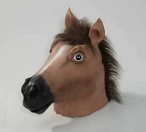 Brown Horse Head Mask - Picture 1 of 1