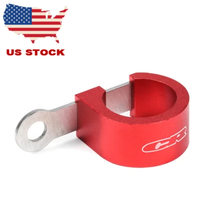 Abrazadera de guía de cable inferior de manguera de freno delantero para HONDA CR 80R 85R 125R 250R 500R Foto 1 de 4