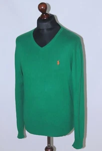 Suéter Polo by Ralph Lauren para hombre verde algodón talla M - Imagen 1 de 6