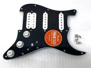 Original Fender Squier HSS LOADED PICKGUARD Fat Strat Humbucker Pickup Set SCHRAUBEN - Bild 1 von 18