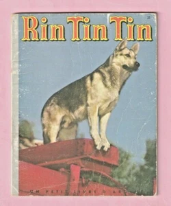 A SMALL SILVER BOOK - RIN TIN TIN / RINTINTINTIN - KEARNS / ARMSTRONG - 1956 - Picture 1 of 2