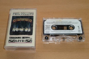 Phil Collins📼Serious Hits Live! - Rare 1990 Popron Czechoslovakia Tape K7 - Picture 1 of 4