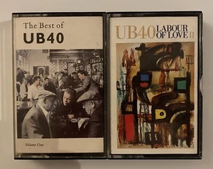 UB40 Labour of Love II & Best of Vol. 1 cassette tape bundle - Picture 1 of 6