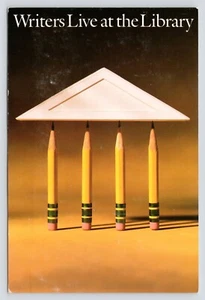 Writers Live at the Library Lila Wallace Readers Digest Fund VTG UNP Postcard - Picture 1 of 2