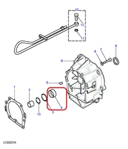 ( 1 ) GENUINE LANDROVER TKW000010 Extension Housing Needle Bearing 1994-2001 RR - Picture 1 of 3