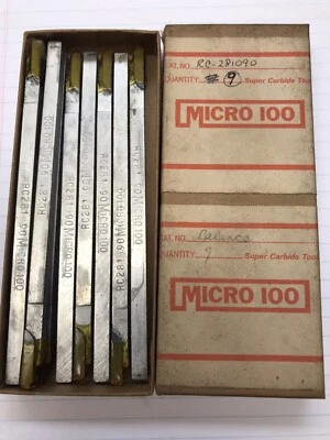 1 pc.  RC-281090 .090 X 9/32 SHANK C.T. RH CUT OFF TOOL. MICRO100 (loc stk) - Image 1 of 2