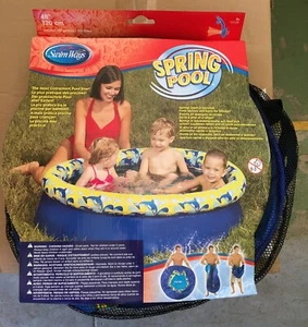 PISCINA HINCHABLE PARA NIÑOS SWIMWAYS DIAMETRO 120 CMS. VOLUME 250 LITROS - Foto 1 di 2