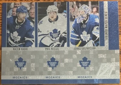2010-11 Zenith Mozaics Nazem Kadri/Phil Kessel/Jonas Gustavsson #18 - Image 1 of 2