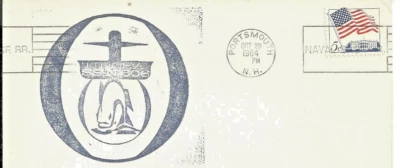 USS Tinosa, Submarine cover , Portsmouth NH, 1964, cover and history - Image 1 of 2