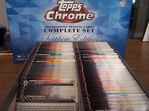 2016 Topps Chrome Blue Sapphire Edition....only 250 printed of each!!