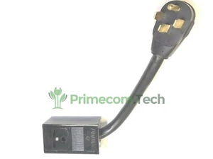 ADAPTADOR DE CABLE DE ALIMENTACIÓN ENCHUFE NEMA 6-30R 3 CLAVIJAS RECEPTOR A 4 PINES RANGO 14-50P - Imagen 1 de 5