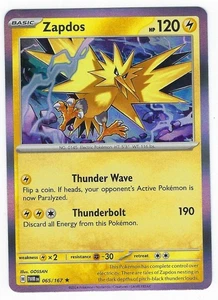 #065/167 Zapdos | SV06: Twilight Masquerade Near Mint - Picture 1 of 2