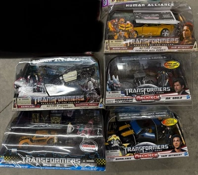 Transformers Mechtech Human Alliance SET dotm+rotf Soundwave+Bumblebee+Barricade - Image 1 of 4
