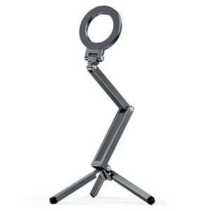 360 Degree Flexible Aluminum Magnetic Tripod Stand Lightweight Phone Holder - Picture 1 of 12