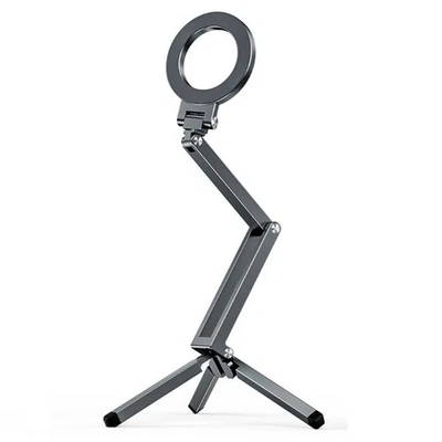360 Degree Flexible Aluminum Magnetic Tripod Stand Lightweight Phone Holder - Image 1 of 4