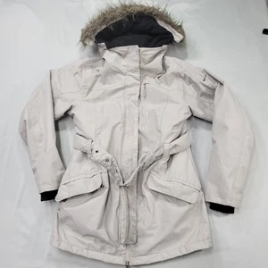 Columbia Lay D Down Damen L Omni-Heat Winterparka mit Kapuze Kunsttanne Taillengürtel - Bild 1 von 16