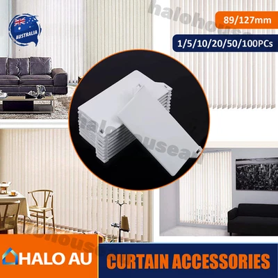 89/127mm Vertical Blind Bottom Weights For Slats Drapes Curtain DIY Repair Parts - image 1 of 4