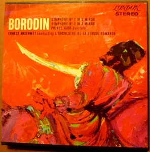 BORODIN Symphonies Nos 2 & 3/Prince Igor Over. REEL TAPE Suisse Romande ANSERMET - Picture 1 of 4