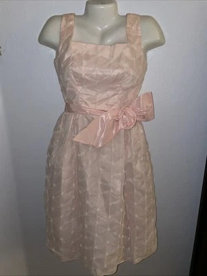 Vestido de festa vintage feminino anos 50 Jackie O rosa vestido de formatura tule deslizamento chiffon over - Imagem 1 de 4