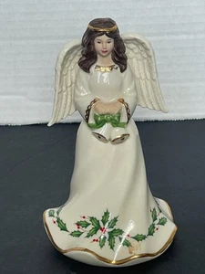 Lenox Figurine  ANGEL With Bells  Christmas  American by Design Holiday   6" - Foto 1 di 16