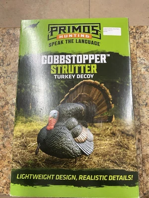 Primos Gobbstopper Strutter Turkey Hunting Decoy w/ Stake #69076 - Image 1 of 2
