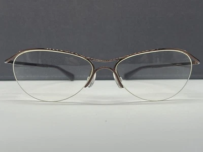 Armações de óculos Freudenhaus masculinas femininas marrom cobre oval Orion 365 NP:239€ - Imagem 1 de 4