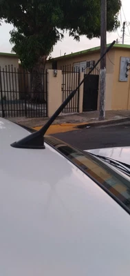 11" Antenna Rubber Mast Black Power Radio AM/FM for Mitsubishi Lancer 2002-2007 - Image 1 of 4