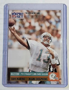 Dan Marino 1991 Pro Set #25 Miami Dolphins NFL Football Trading Card - Picture 1 of 2