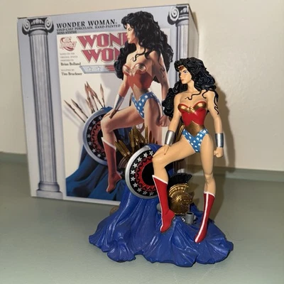 DC Direct Wonder Woman 6,5 pulgadas porcelana fundida en frío pintada a mano estatua caja abierta Foto 1 de 4