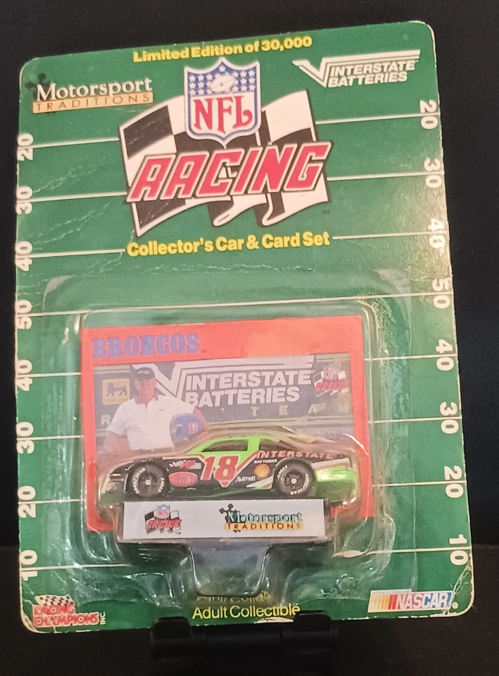 Dale Jarrett Broncos #18 1992 baterías interestatales NFL carreras 1:64. Gran regalo. Foto 1 de 1