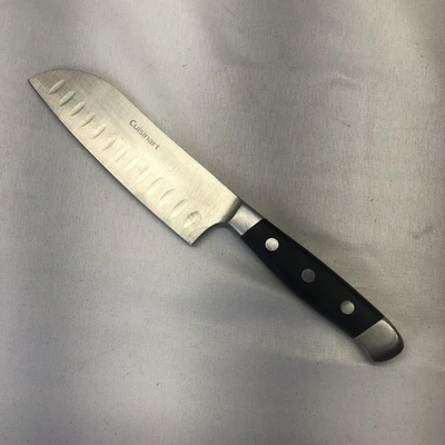 Cuisinart Clásico Forjado 5" Cuchillo Santoku Triple Mango Remachado Cubiertos Foto 1 de 4